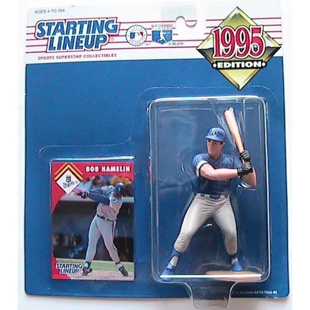 1995 ROOKIE STARTING LINEUP - SLU - MLB - BOB HAMELIN - KANSAS CITY ROYALS
